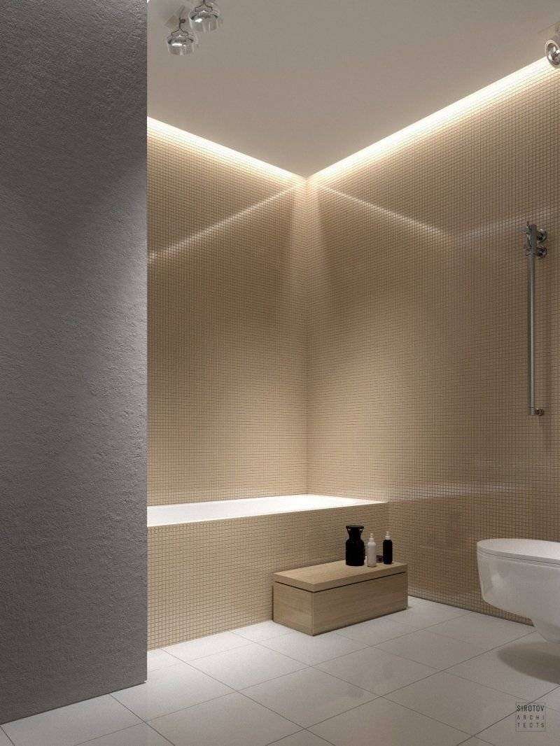 подсветка полок в ванной светодиодной лентой
