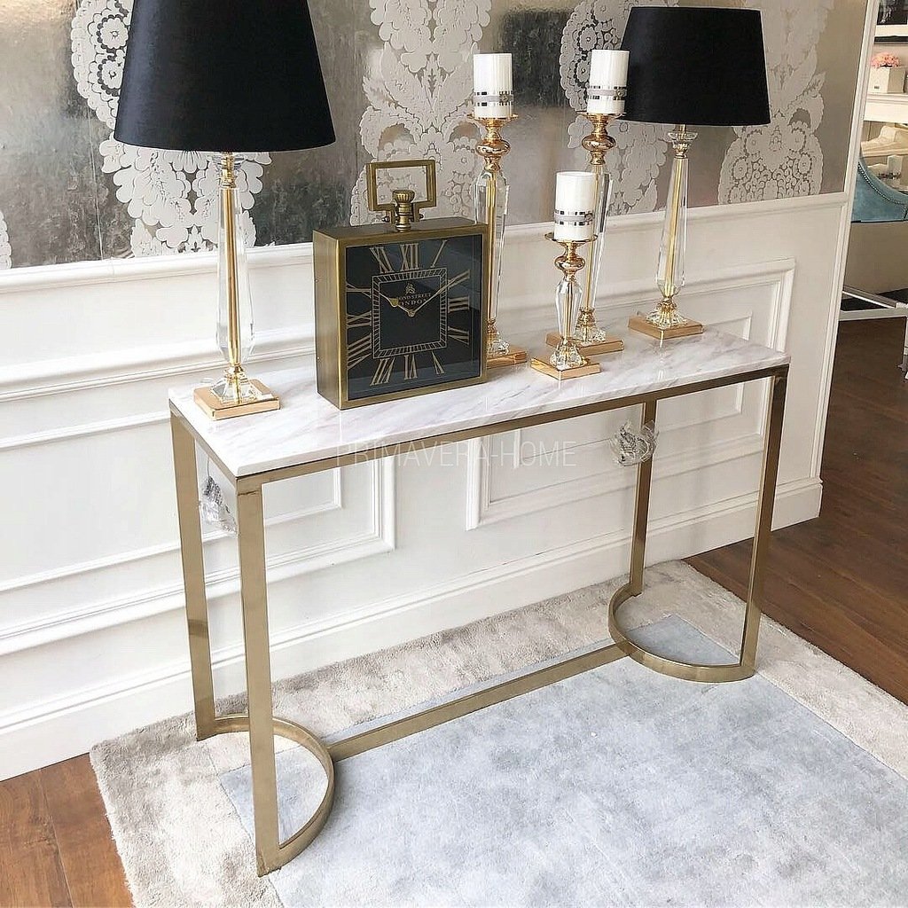 Консоль с зеркалом в прихожую