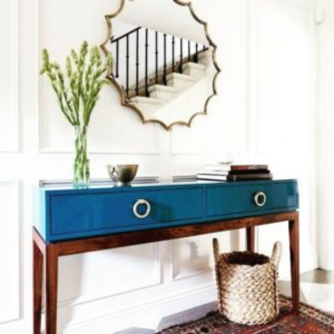 Console Table Palmer Polished Stainless Steel