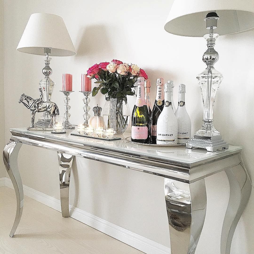 Консоль в прихожую синяя