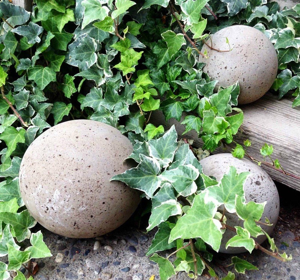 Бетонные шары для сада