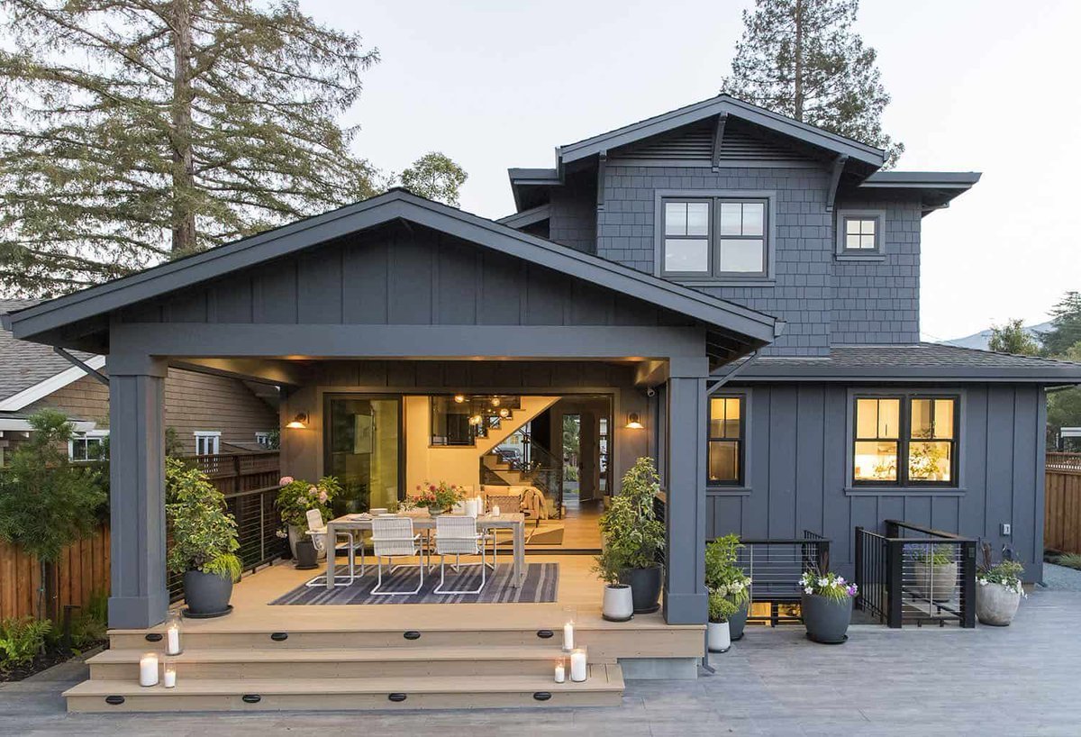 Дом в стиле Крафтсман деревянный