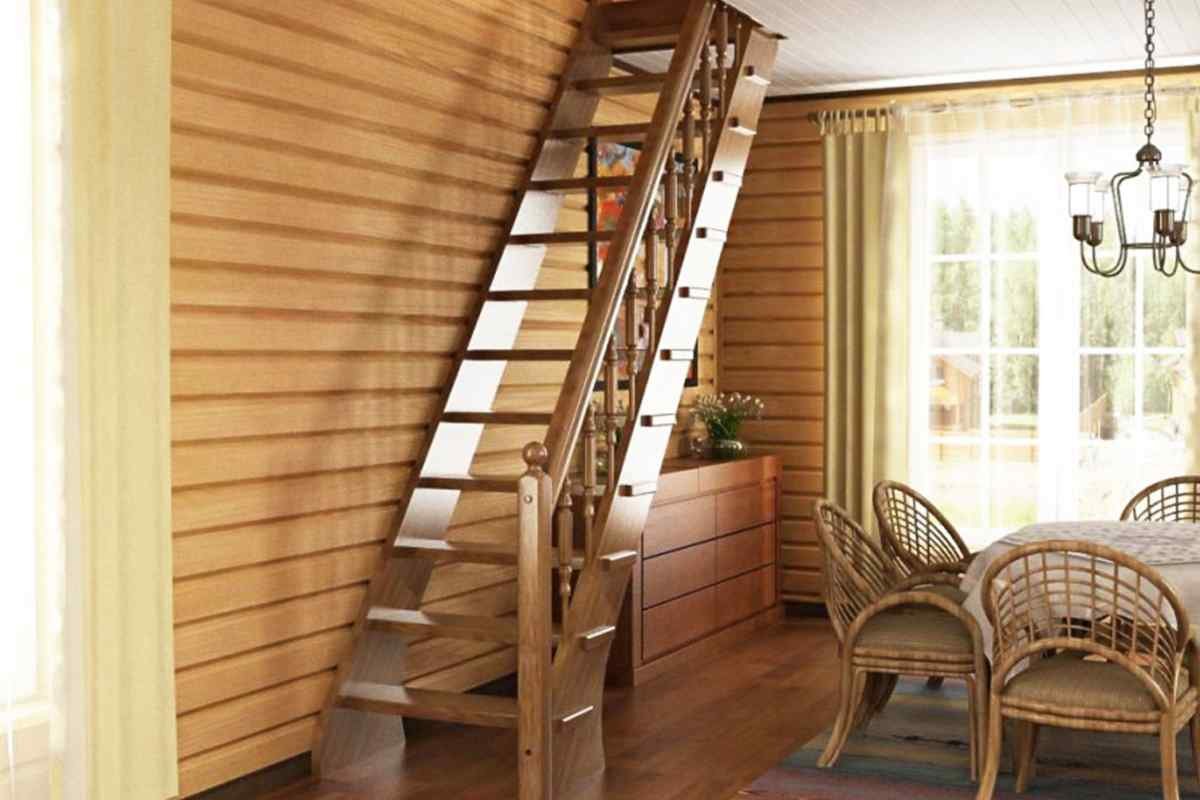 Лестница деревянная лс-215м