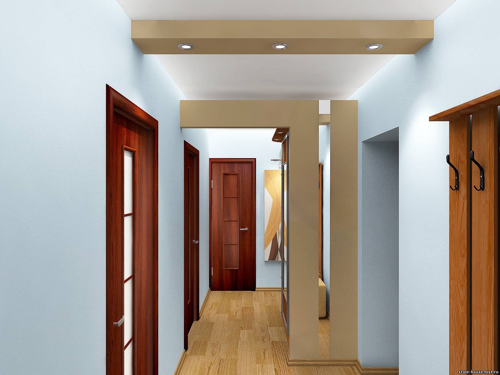 Балки в коридоре | Дизайн / интерьер / стиль