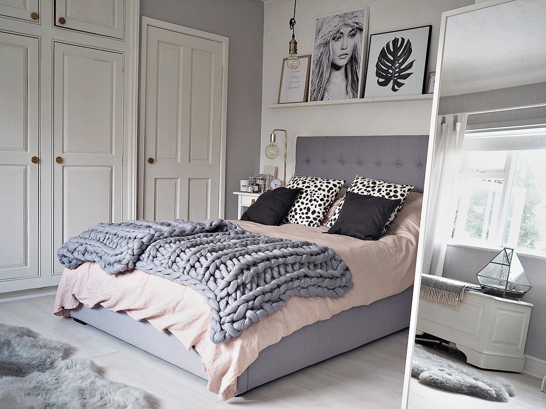 Кровать для подростка в скандинавском стиле