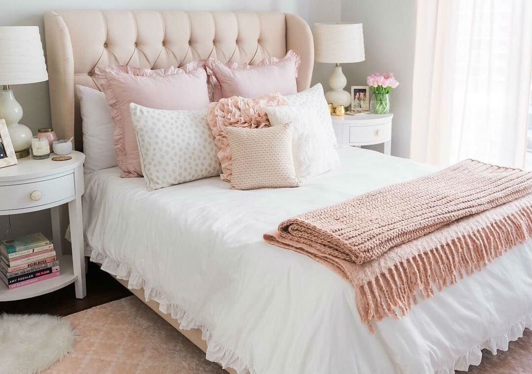 Красивый плед на кровать