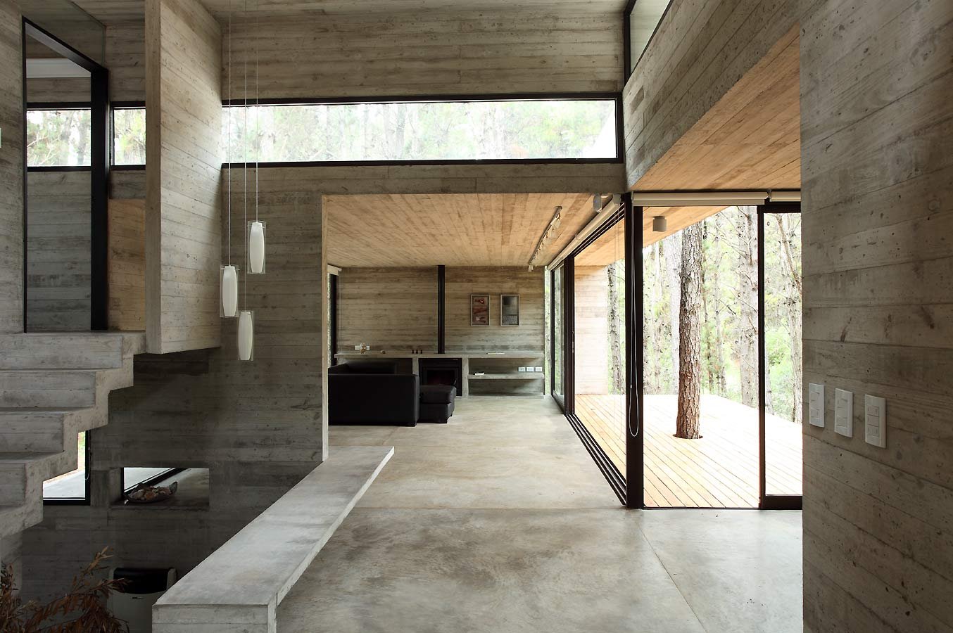 Архитектурный бетон в интерьере