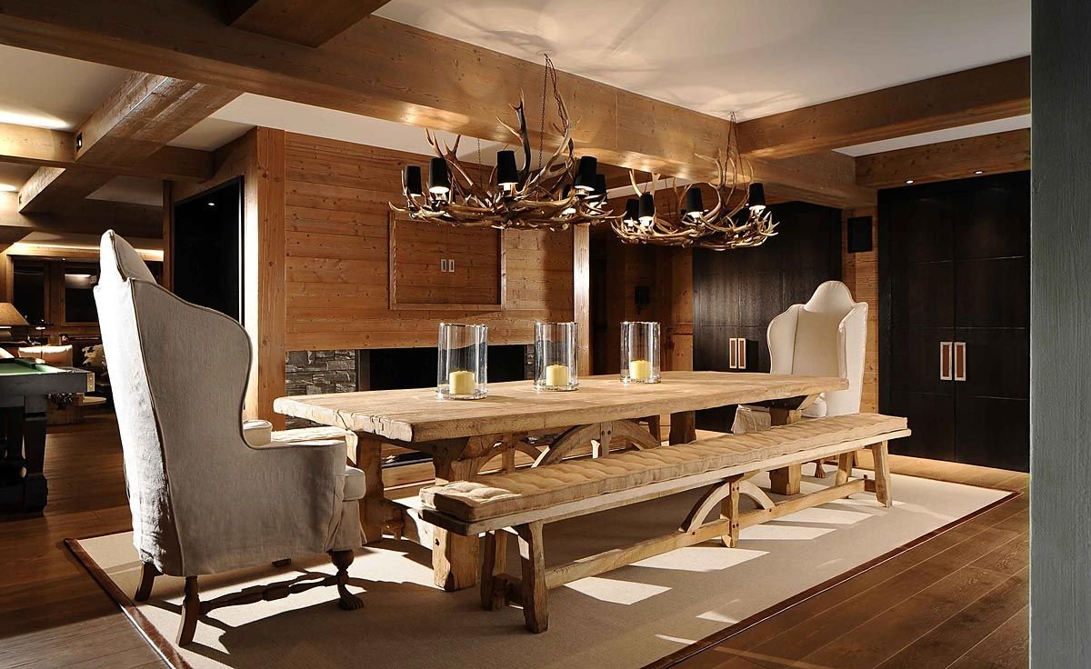 Шалле а горах интерьер