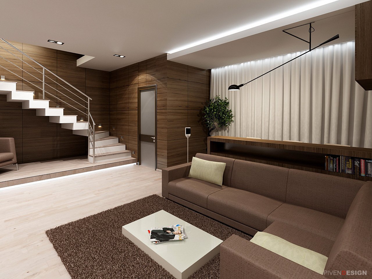 Интерьер небольшого частного дома – 28 фото дизайна интерьера комнат в доме