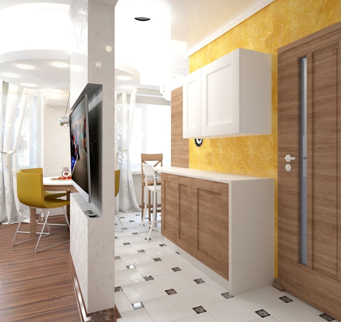 Интерьер трехкомнатной хрущевки