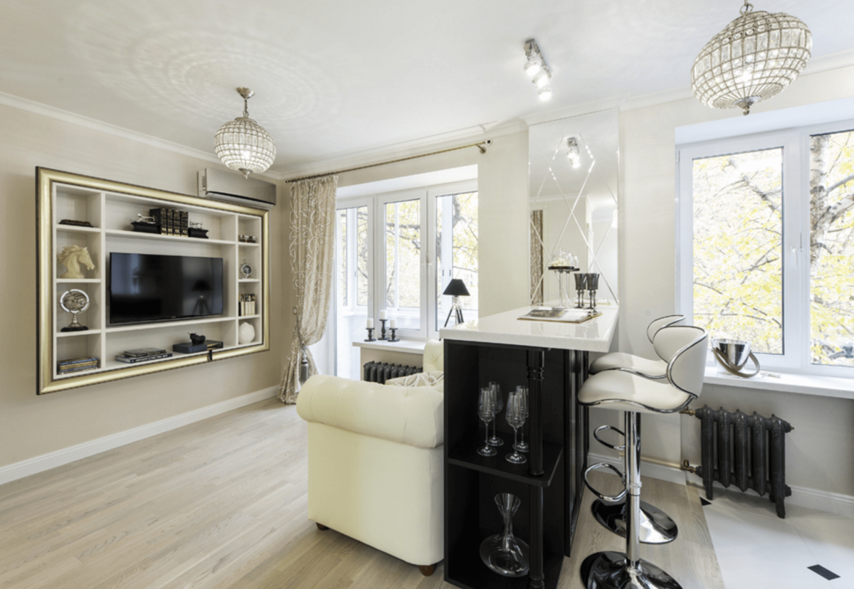 Кухня-гостиная 28 кв.м