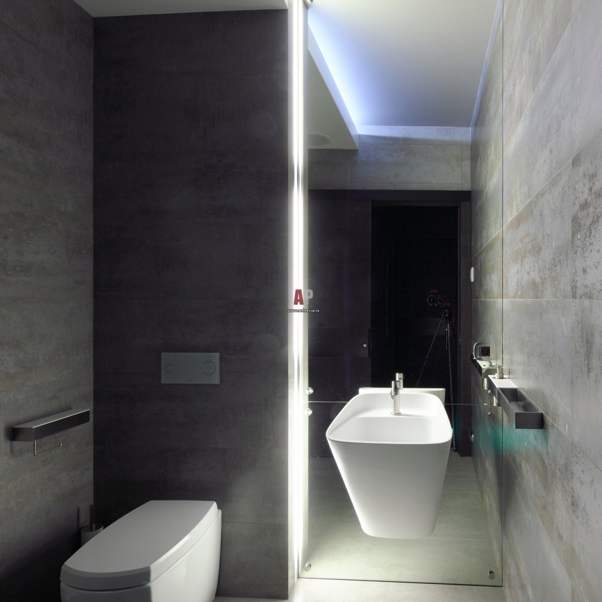 Туалет в стиле Минимализм