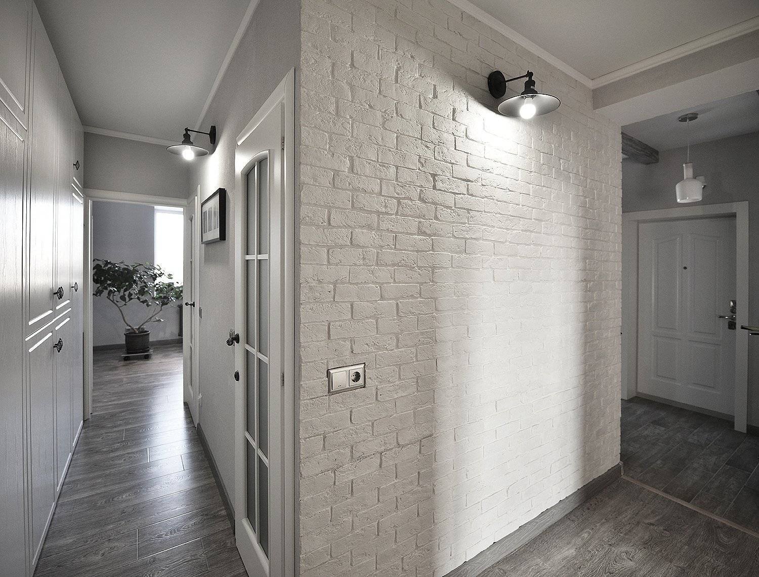 Плитка на стены в коридор (44 фото): белая выпуклая настенная плитка в прихожую, декоративный камень - идеальное решение для вашего коридора