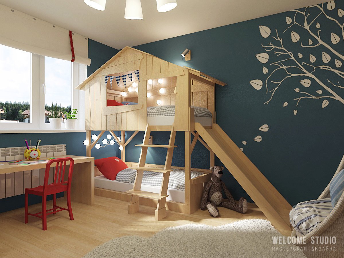 Домик в детской комнате (35 фото)