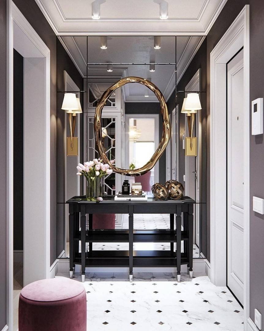 Оригинальные зеркала в прихожую