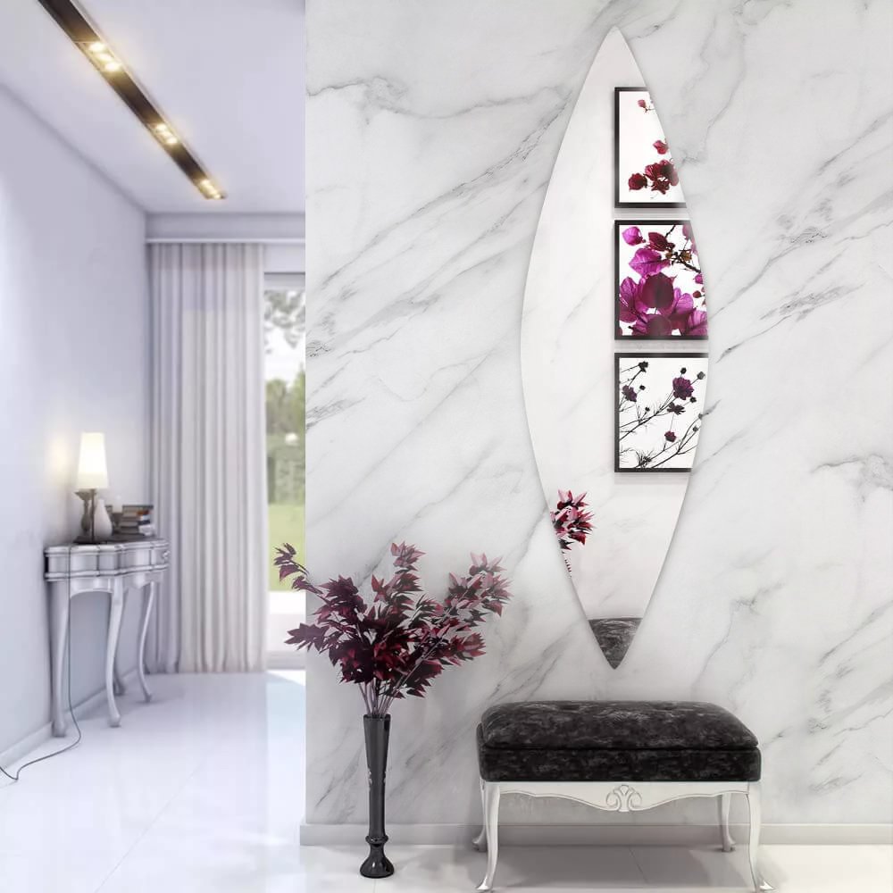 Декор зеркала в прихожей