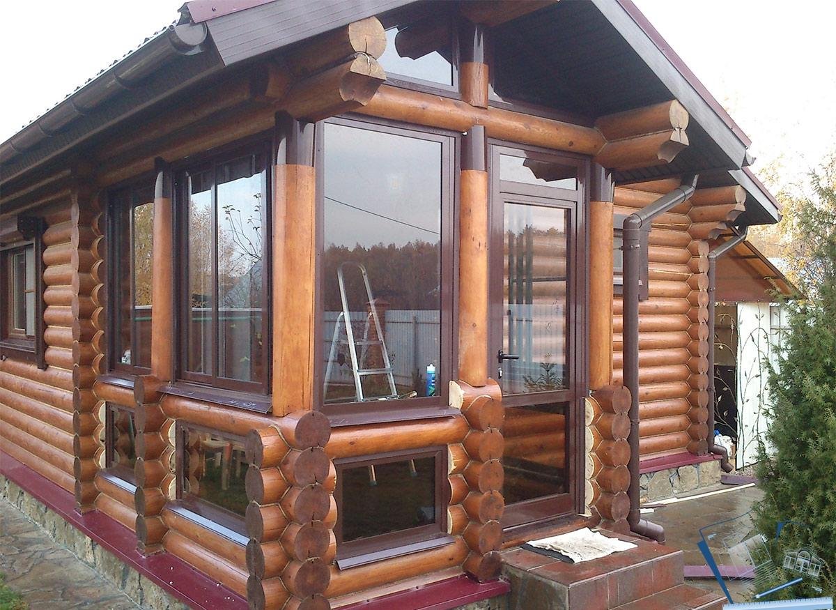 Интерьер бани из ОЦБ