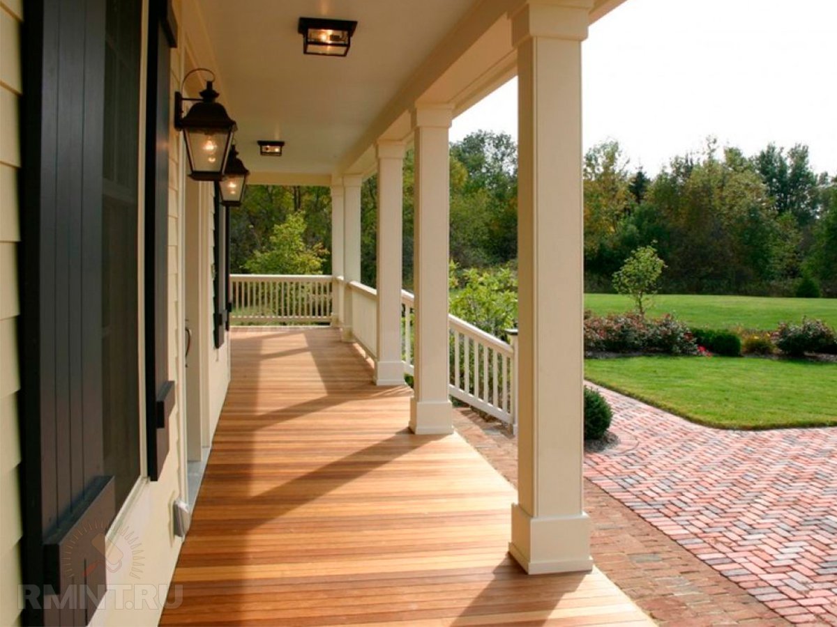 Интерьер веранды