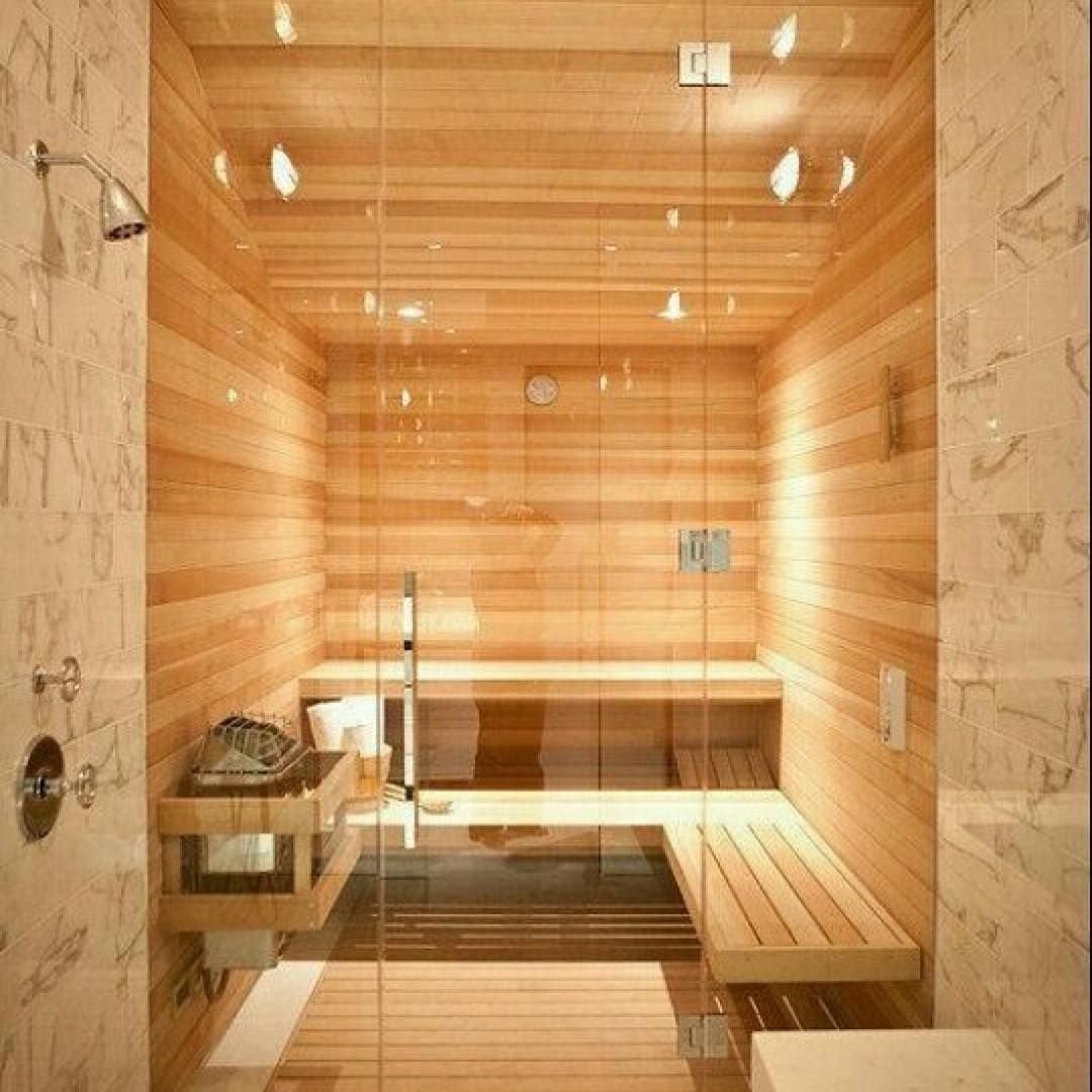 Дизайн санузла в бане