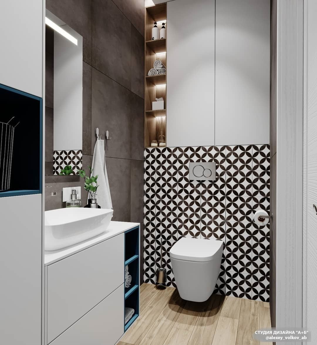Алексей Волков дизайн ванной