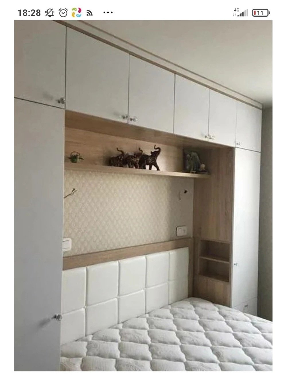 Спальня встроенная в шкаф