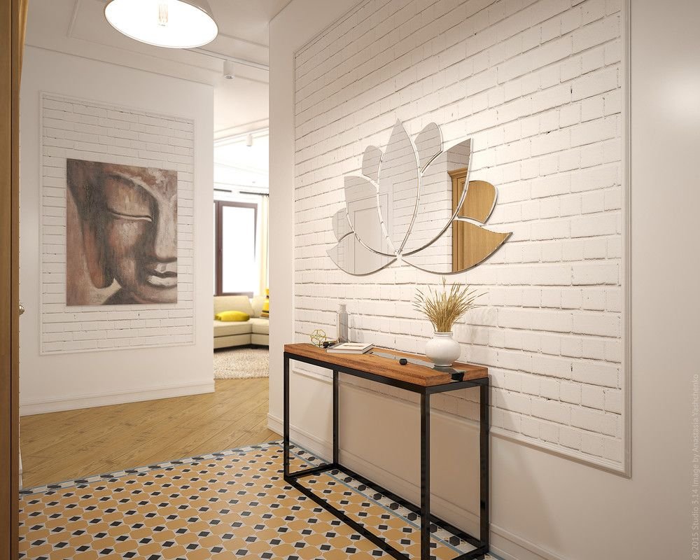 Декор прихожей в стиле лофт