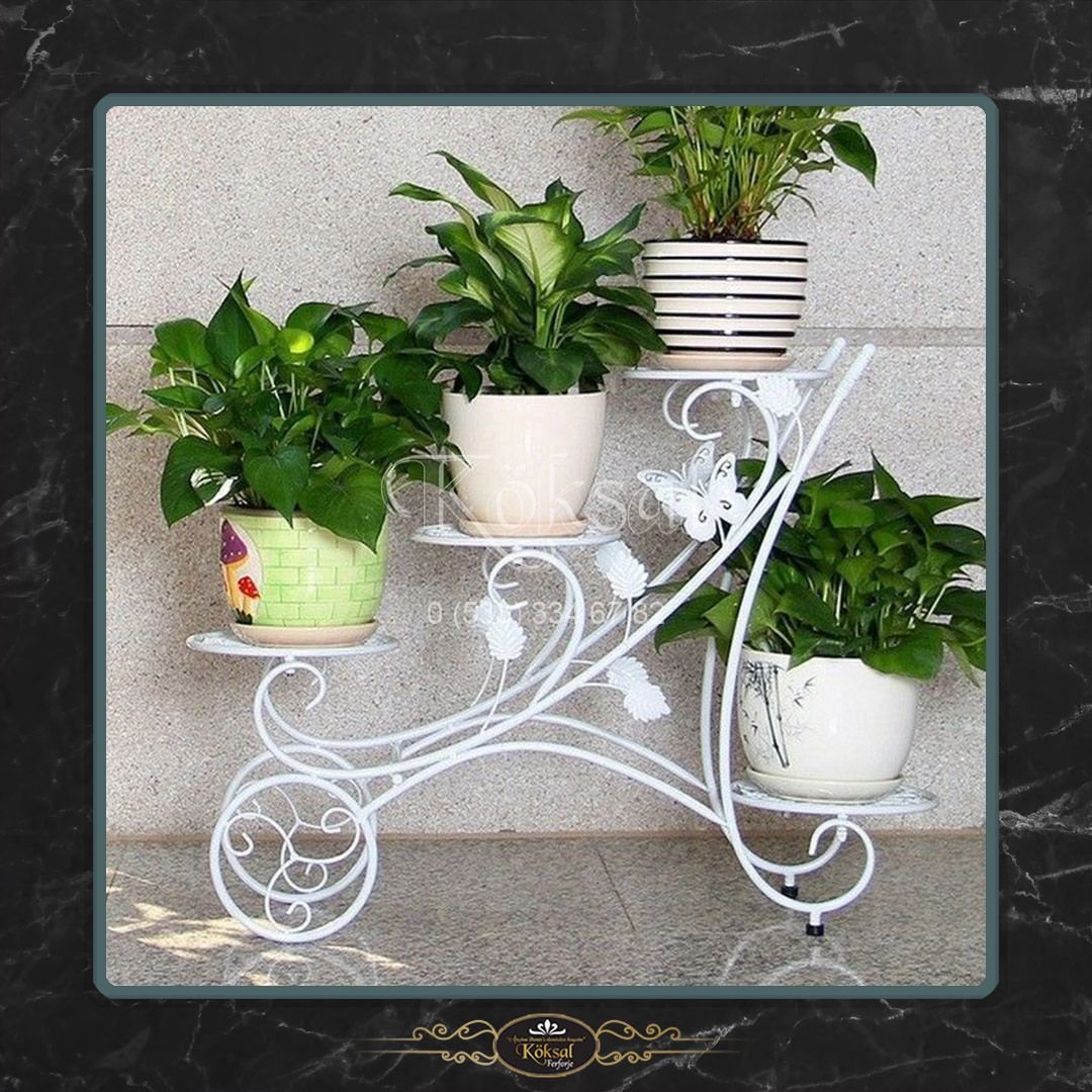 Цветочница из металла прямоугольная лофт