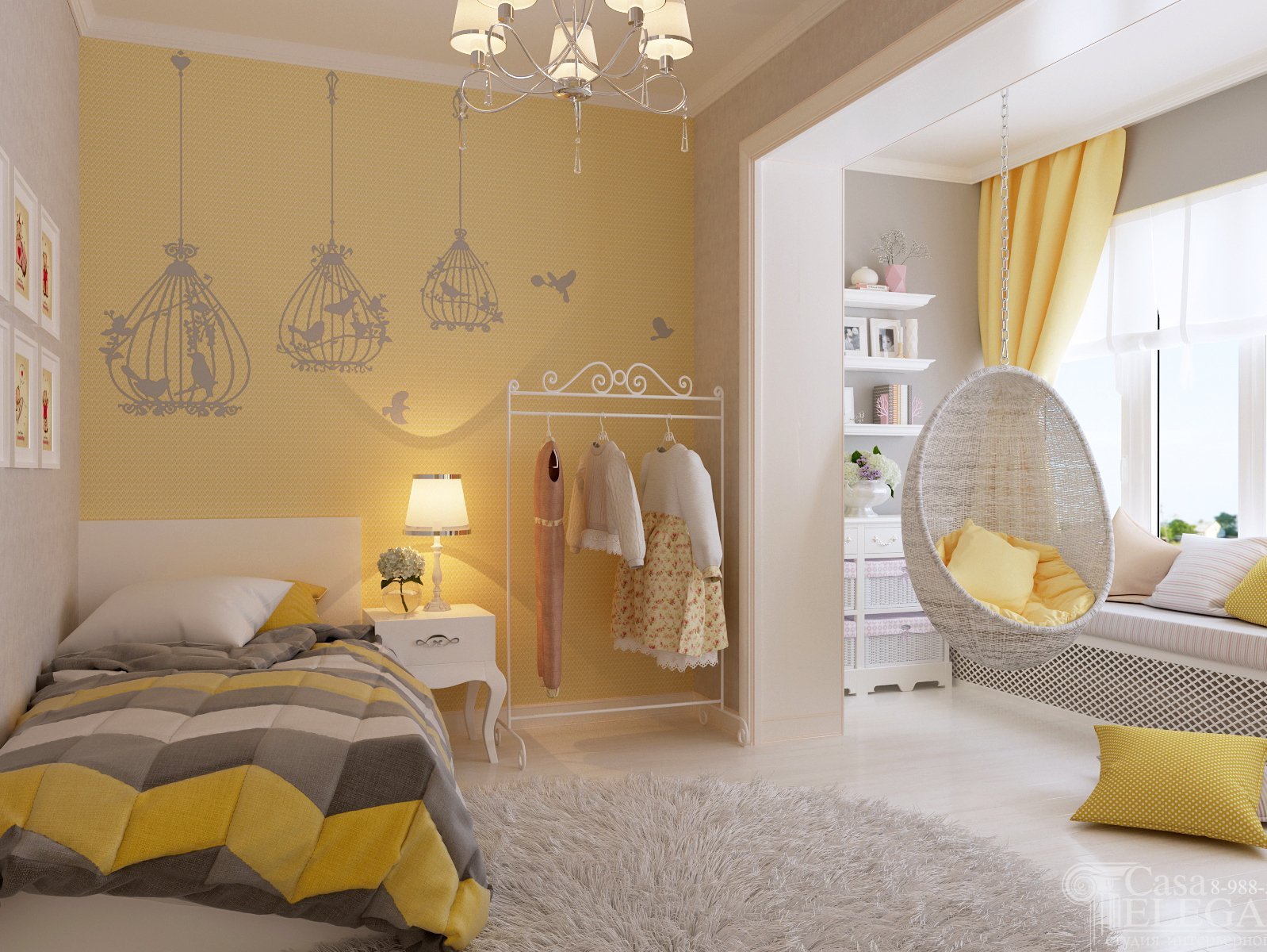 Лучшие идеи оформления гостиной в желтом цвете