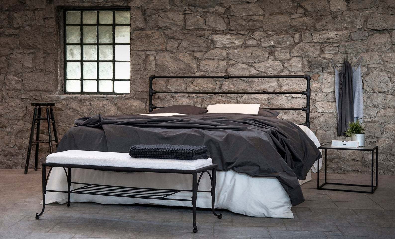 Железная кровать в стиле лофт своими руками