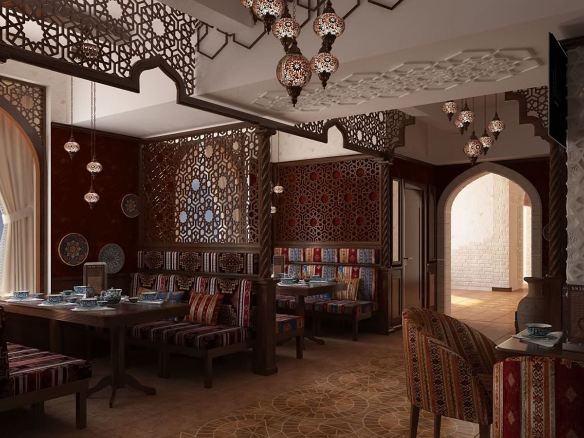 Интерьер восточного ресторана