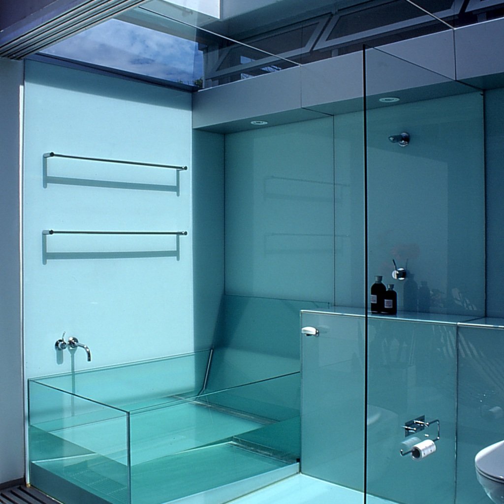 Дверь стекло ванная комната