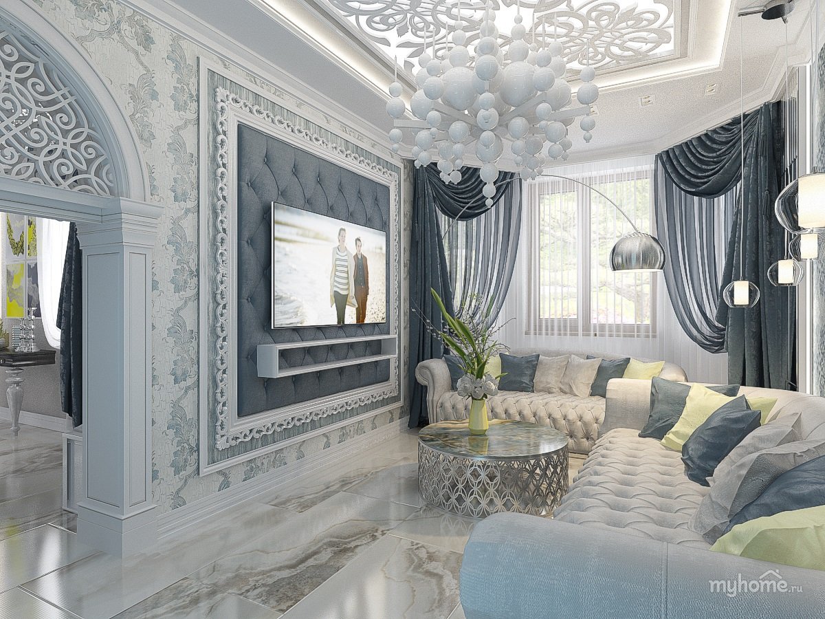 Кавказский стиль гостиной
