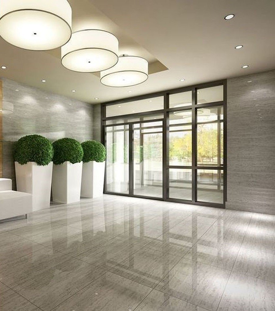 Интерьер офисных вестибюлей