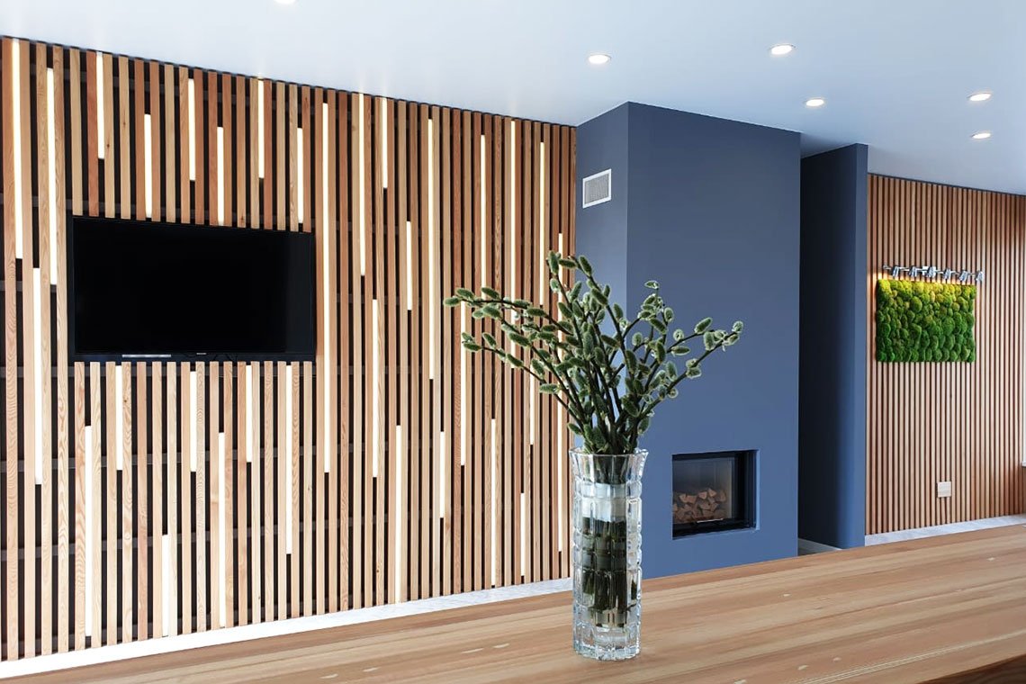 Реечные перегородки баффели