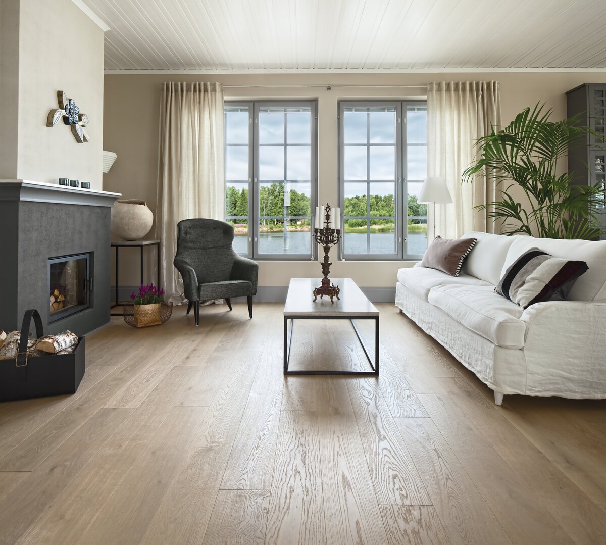 Паркетная доска Timberwise handwashed collection дуб Grey