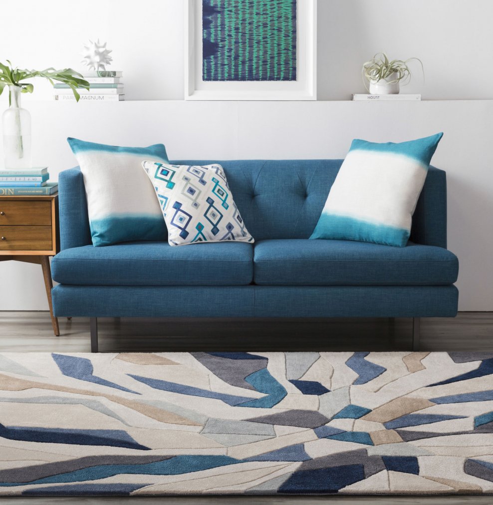 Ковер с разводами