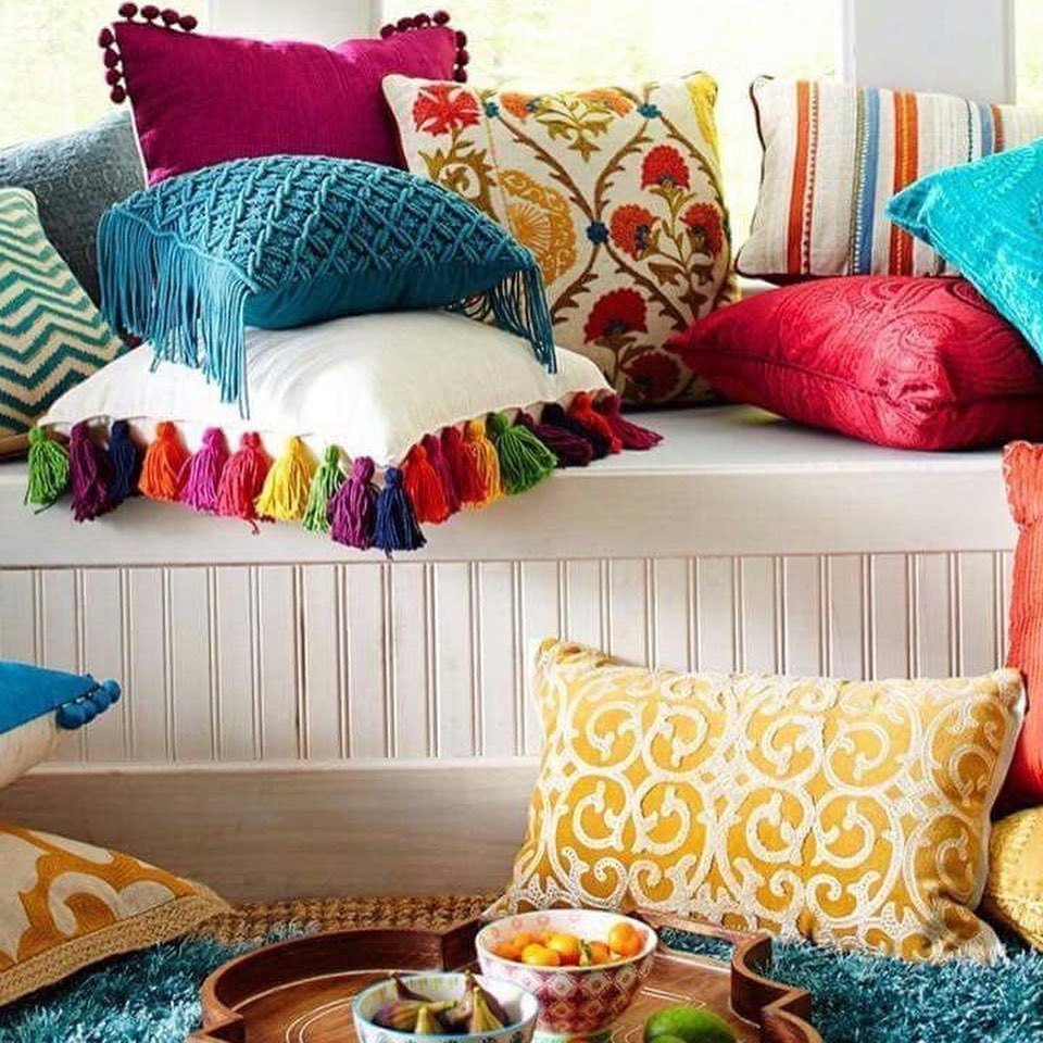 декоративные подушки для интерьера дома