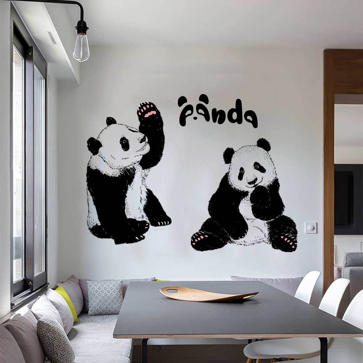 панели панда симфония в интерьере фото