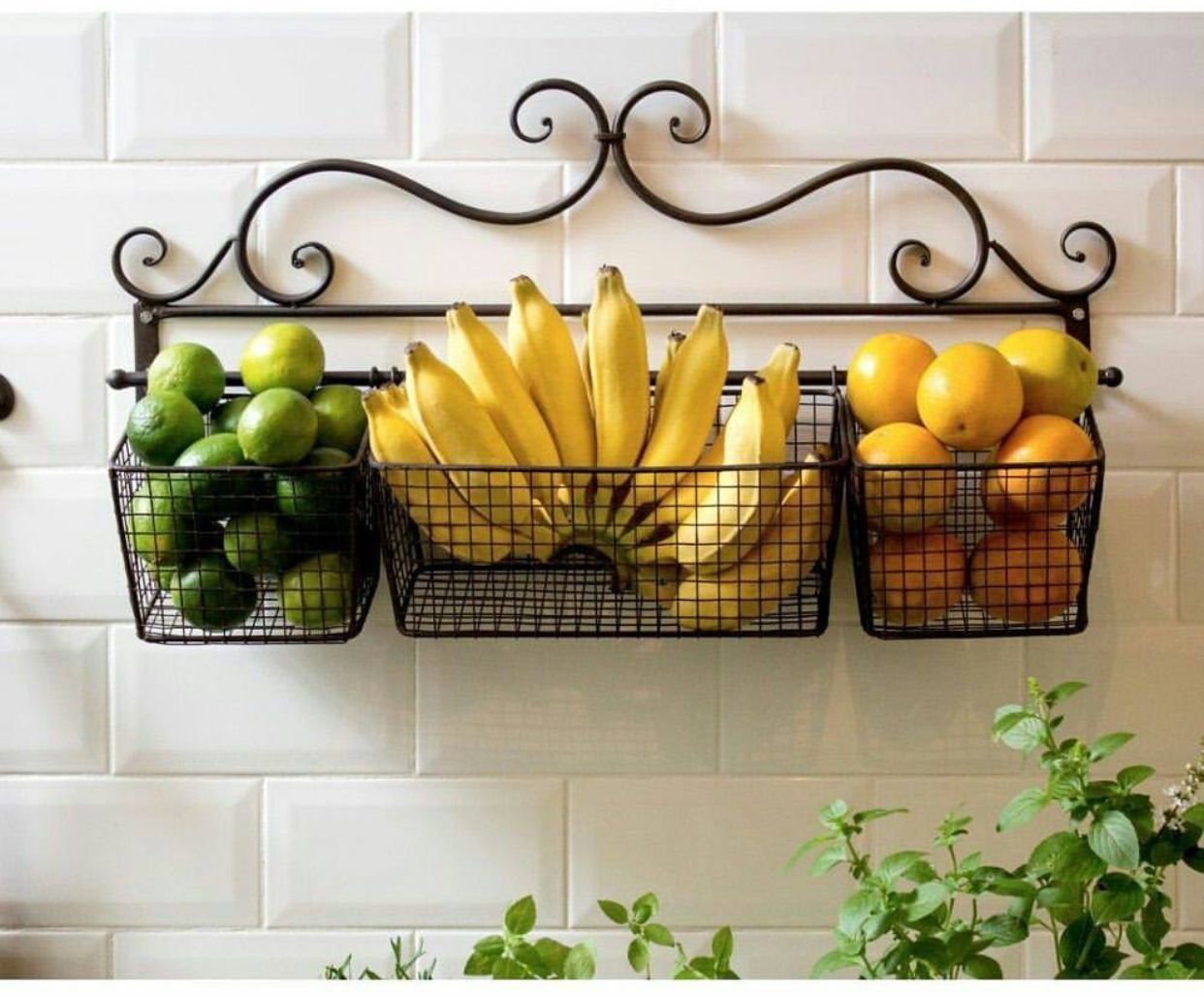 Искусственные фрукты в интерьере кухни (78 фото)