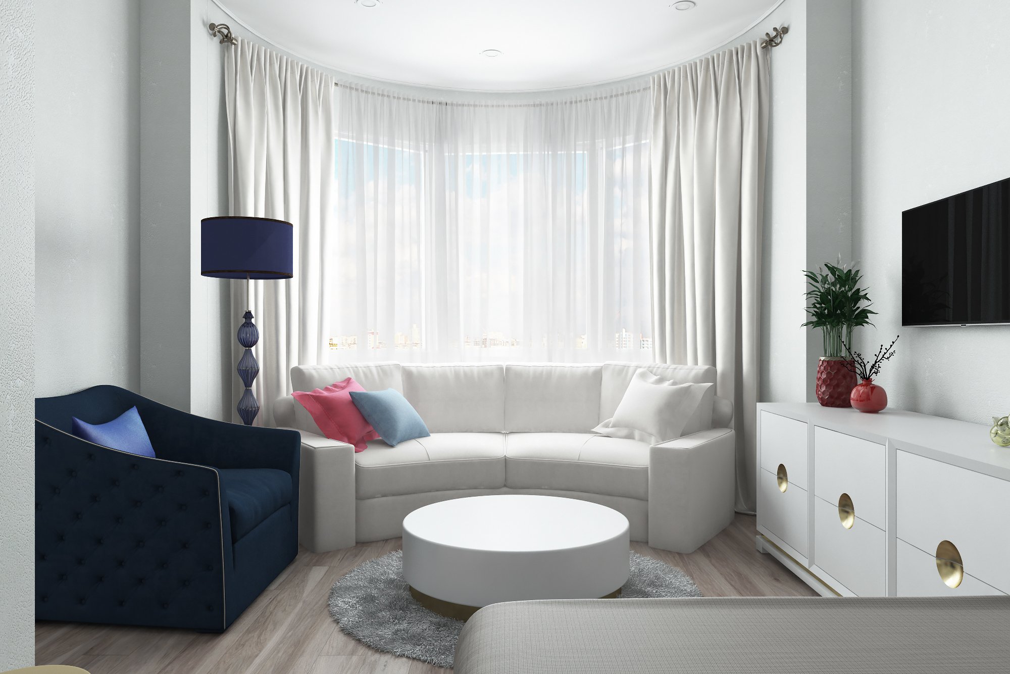 Дизайн интерьера квартиры с эркером фото - Интернет-журнал Inhomes
