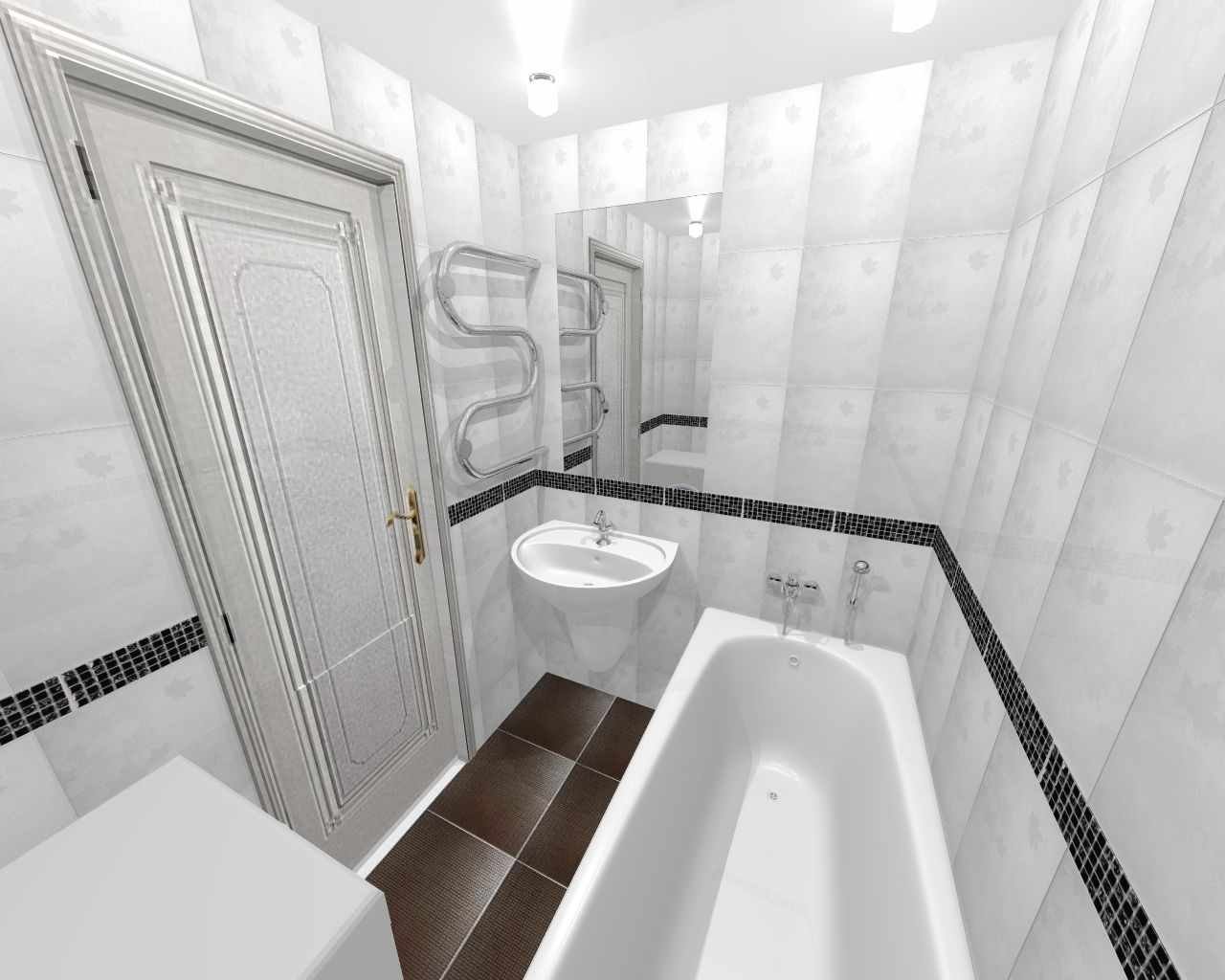 Дизайн ванной комнаты п44