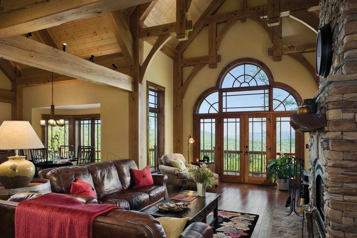 Дом в стиле Тимбер фрейм