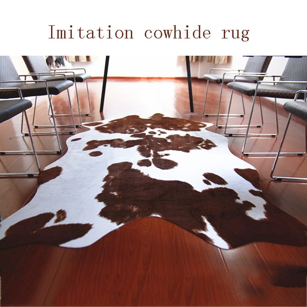 Шкура коровы в интерьере спальни