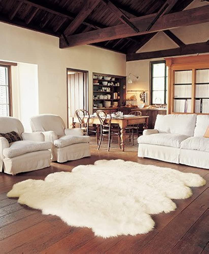 Пушистый ковер в интерьере