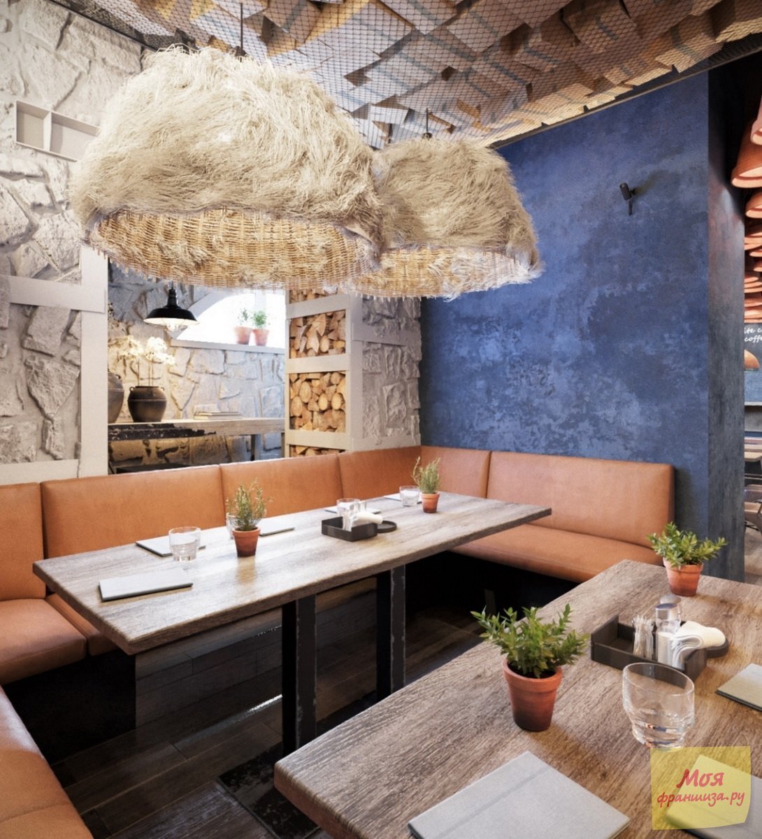 Интерьер кафе Хинкальная