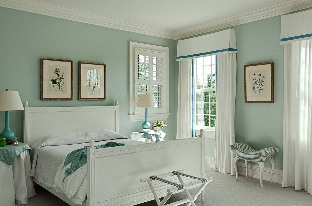 Мятный цвет в интерьере: сочетание с другими цветами в кухне, гостиной и спальне, 30+ фото