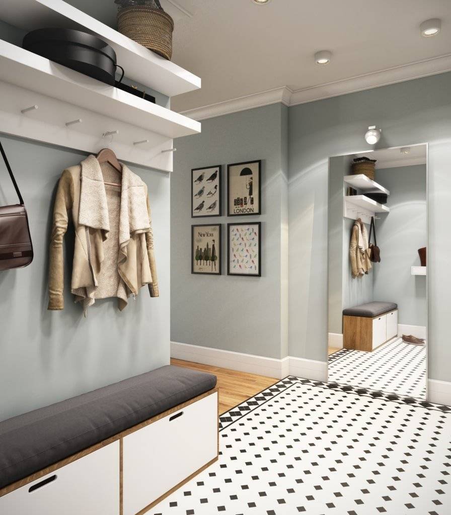 Шкаф в маленькую прихожую 2х2