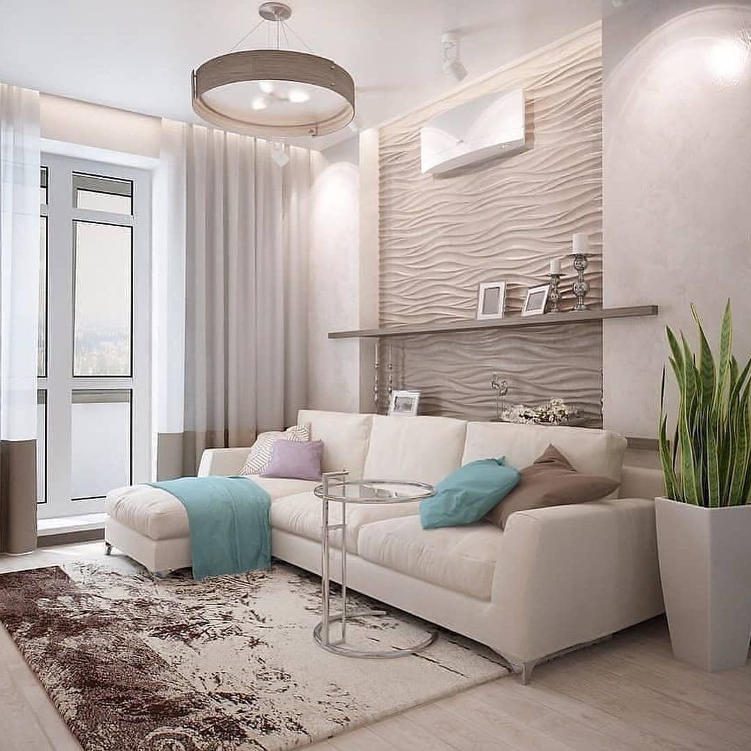 Гостиная с лоджией