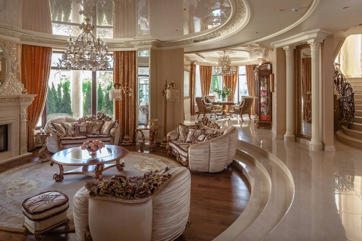 Шикарные гостиные