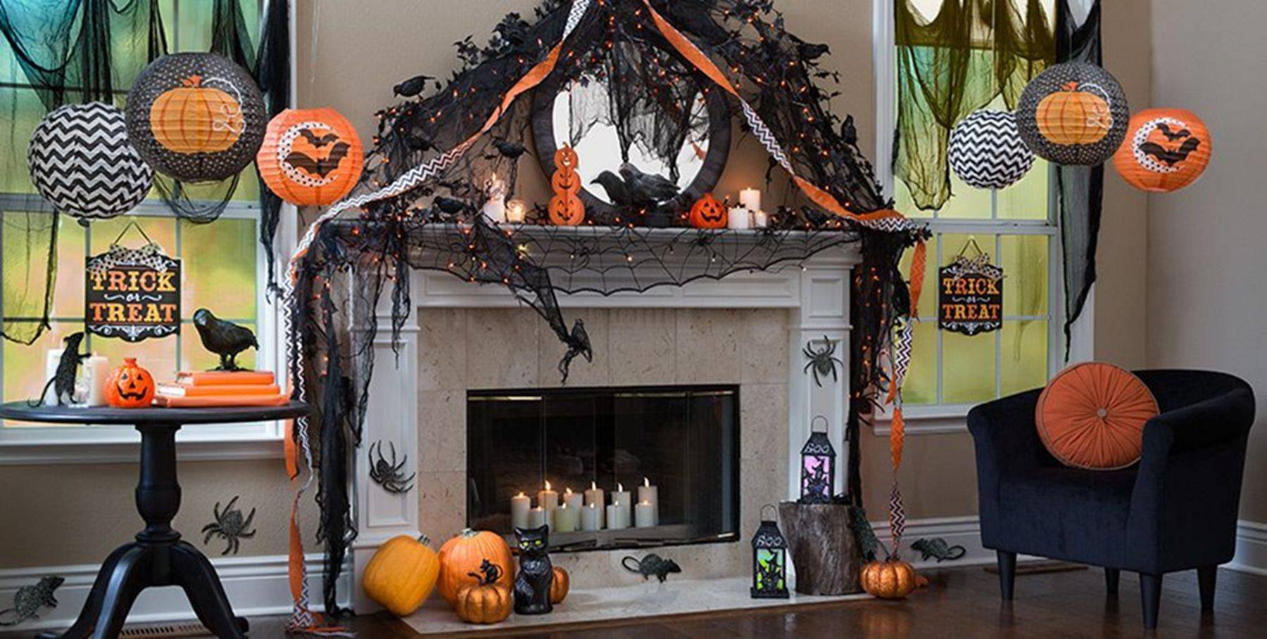 Декор дома на Хэллоуин: как украсить квартиру в канун Дня всех Святых
